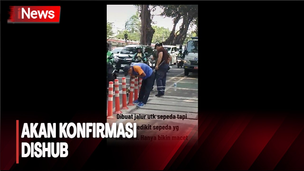 Mengaku Belum Tahu Cone Jalur Pembatas Sepeda Dicabut, Pj Gubernur Heru akan Konfirmasi Dishub