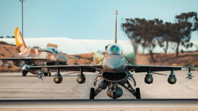 Hamas launched rocket attacks on an Israeli air force base