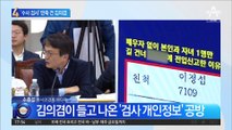 ‘수사 검사’ 딴죽 건 김의겸…“국감 사안이냐” 공방전