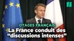 Emmanuel Macron fait le point sur la situation des otages français kidnappés en Israël