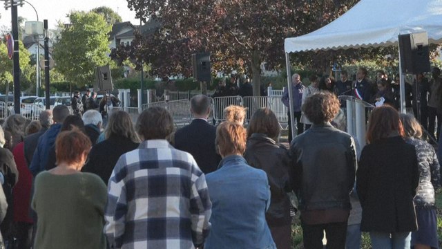 Conflans-Sainte-Honorine: hommage à Samuel Paty, trois ans après son assassinat