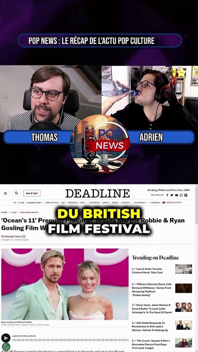 RYAN GOSLING et MARGOT ROBBIE dans OCEAN'S ELEVEN !