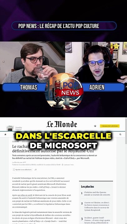 ACTIVISION racheté par MICROSOFT : c'est fait !