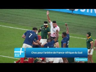 Choc pour l'arbitre de France-Afrique du Sud