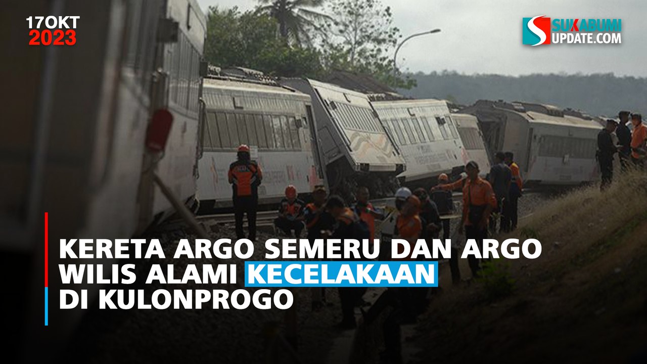 Kereta Argo Semeru dan Argo Wilis Alami Kecelakaan di Kulonprogo