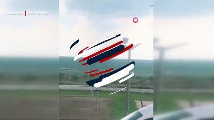 Adana'da yağış ve fırtına sonrası denizde hortum oluştu