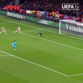 La UEFA recuerda un gol mágico de la MSN al Arsenal en Champions