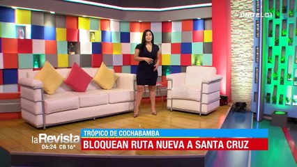 Bloqueo en la carretera nueva entre Cochabamba y Santa Cruz provoca una gran caravana de vehículos