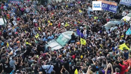 Milei y Bullrich apuran la campaña de las elecciones de este domingo en Argentina