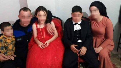 Mardin'de "nişan töreni" yapılan 8 ve 9 yaşındaki iki çocuğun anne, babasına gözaltı