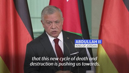 Jordanian King Abdullah II: Middle East 'on the brink of abyss'