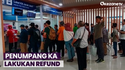Dampak KA Argo Semeru Anjlok, Penumpang KA di Stasiun Tugu Lakukan Refund