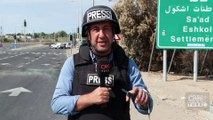 CNN TÜRK Hamas-İsrail çatışmalarının yaşandığı yerde