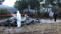 Bursa'da eğitim uçağının düşmesi sonucu iki kişinin öldüğü kazanın nedeni belli oldu: Hava şartları kötüleşince, pilot paniklemiş