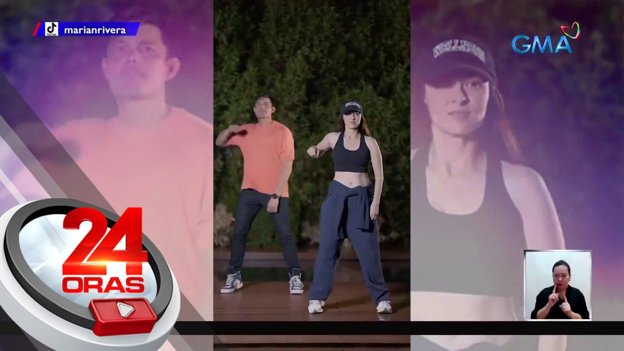 First TikTok dance collab ng DongYan, may 22 million views na; Dingdong, looking-forward na sa kanilang next TikTok dance ni Marian | 24 Oras