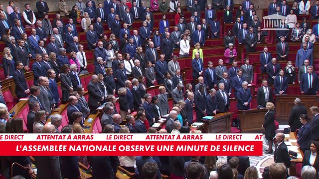 Assemblée nationale : une minute de silence observée en hommage à «toutes les victimes du terrorisme, en Europe et ailleurs»