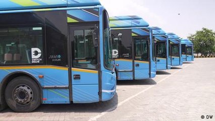 Electric buses for India's smoggy cities