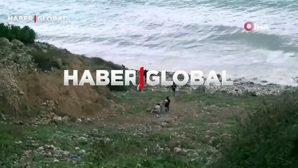 Kayalıklardan denize düşen kişi 6 saat sonra kurtarıldı