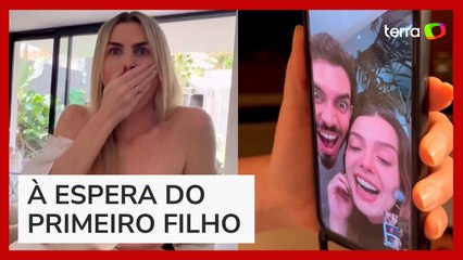 Fernanda Paes Leme mostra reação de amigos ao revelar gravidez