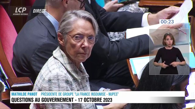 Terrorisme - Elisabeth Borne répond vivement aux critiques de Mathilde Panot et de la France Insoumise à l'Assemblée Nationale: Pour vous, ce ne sont pas des actes terroristes, pour moi vous vous excluez du champ républicain