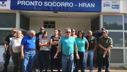 Vigilantes do Hran fazem greve por falta de pagamento de salário