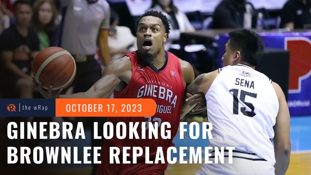 Ginebra looking for replacement import as Brownlee awaits sanction for failed doping test