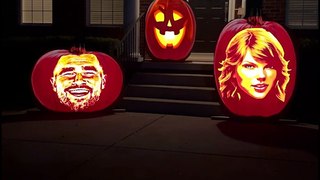 Taylor Swift and Travis Kelce Pumpkins Duet in Halloween Display