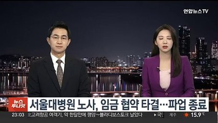 서울대병원 노사, 임금 협약 타결…파업 종료