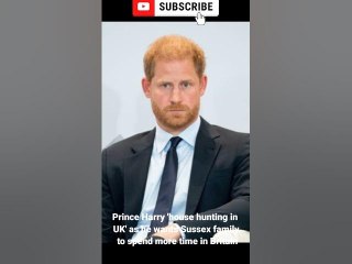 Prince Harry 'house hunting in UK' as he wants Sussex family to spend more time in Britain