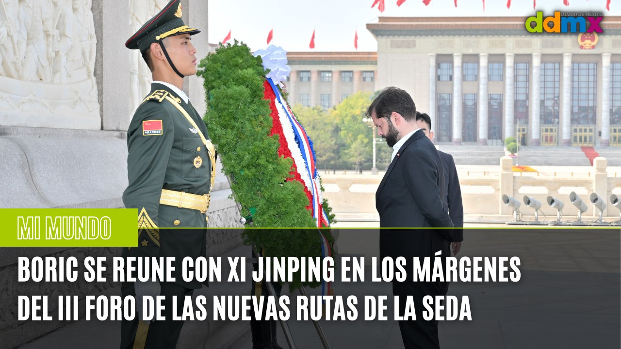 Boric se reune con Xi Jinping en los márgenes del III Foro de las Nuevas Rutas de la Seda
