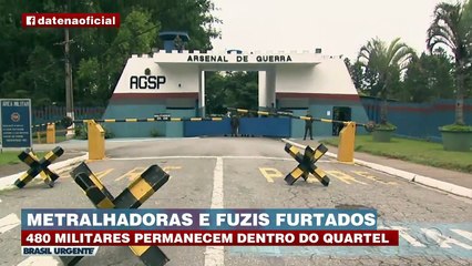 21 armas furtadas de quartel na Grande São Paulo