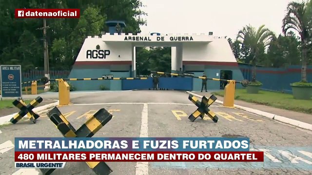 21 armas furtadas de quartel na Grande São Paulo