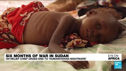 Sudan war: UN relief chief urges end to 'humanitarian nightmare'