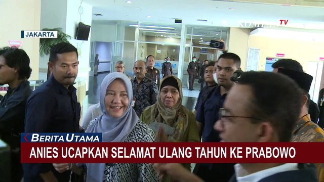 Ucapkan Selamat Ulang Tahun, Ini Doa Anies Baswedan untuk Prabowo Subianto