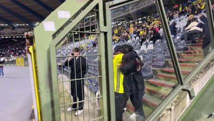 L'émotion des supporters au stade Roi Baudouin