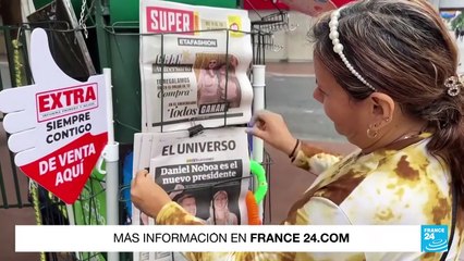 Ecuador, a la expectativa de lo que traerá el Gobierno electo de Daniel Noboa