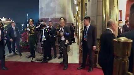 Presidente chino recibió a Putin en Pekín