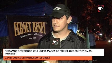 "Estamos ofreciendo una nueva marca de fernet, que contiene más hierbas"