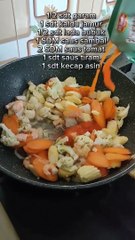 HEMAT DUIT JAJAN BIKIN MENU ENAK ALA RESTO CAPCAY MERAH MENGGODA SELERA