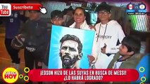 'Giselo' intenta obtener declaraciones de Messi, pero termina 'apanado'