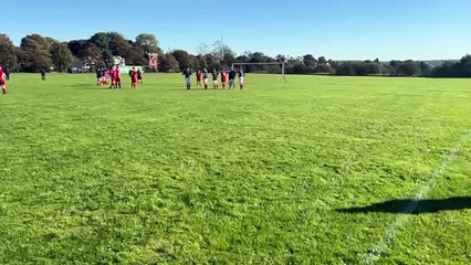 Young goalie Alfie Dunn's penalty save for Kitlocker under 16s