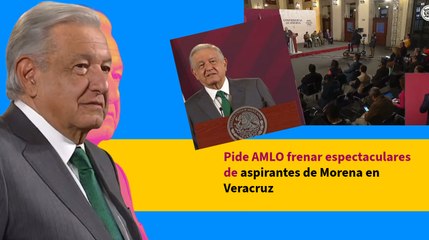 Tras excesos de Cisneros, AMLO critica promoción para gubernatura de Veracruz