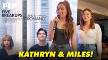Kathryn Bernardo, Miles Ocampo at the Five Breakups and A Romance