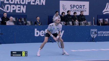 Anvers - Bonzi battu dès le premier tour