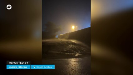 Severe flooding in Arabia