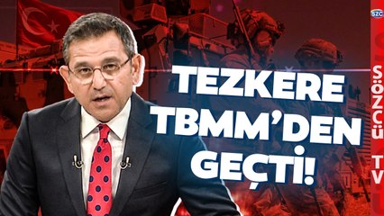 SON DAKİKA Irak Suriye Tezkeresi TBMM'den Geçti! Fatih Portakal Böyle Duyurdu