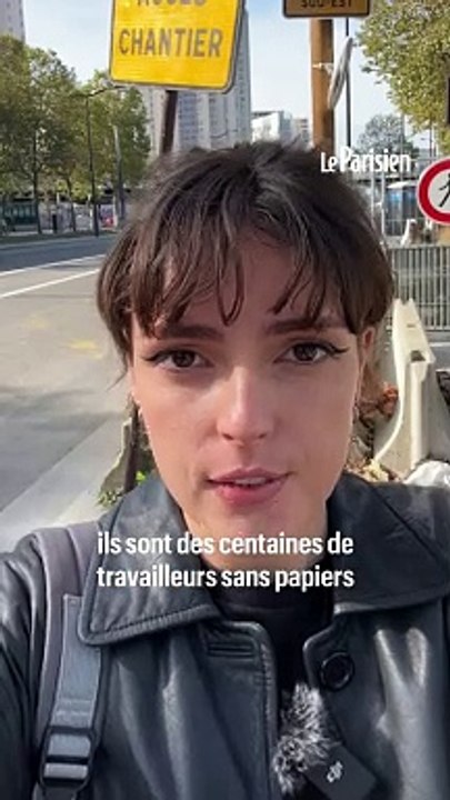 Des travailleurs sans papiers envahissent un chantier des JO de Paris 2024