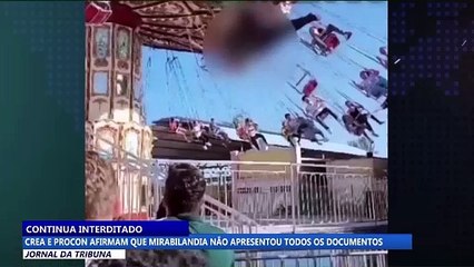 Sem apresentar documentos que atestem segurança dos brinquedos, Mirabilandia segue interditado