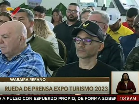 Caracas | Rueda de prensa en relación al programa de actividades de la Expo Turismo 2023