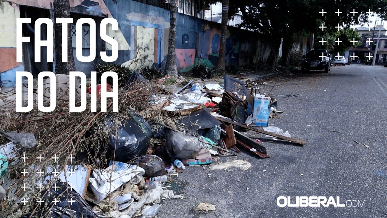 Moradores denunciam pontos de entulho e lixo em Belém